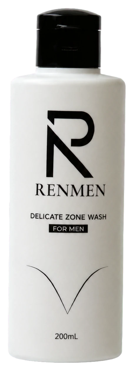RENMEN デリケートゾーンウォッシュのボトル(白いボトルに黒いキャップ)
